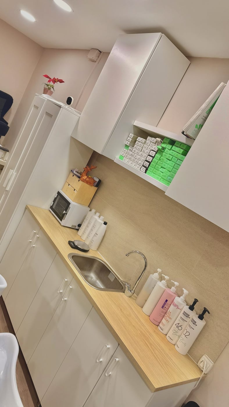 Zona de peluquería de Victoria Salón