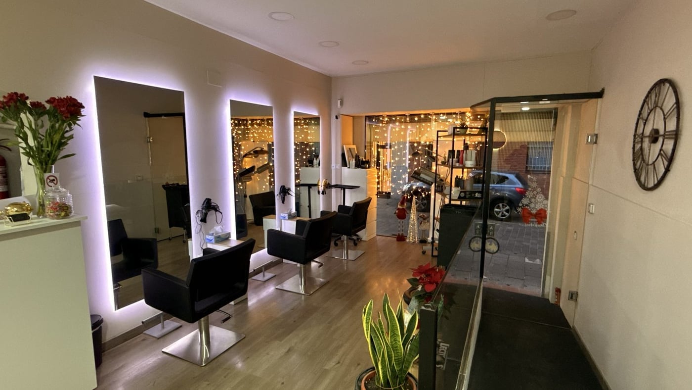 Zona de peluquería de Victoria Salón